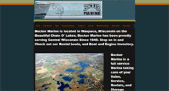 Desktop Screenshot of beckermarine.com